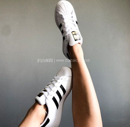 Eastbay美国官网：adidas 阿迪达斯 superstar 贝壳金标女款小白鞋 折后价$41.24（到手约￥403元）