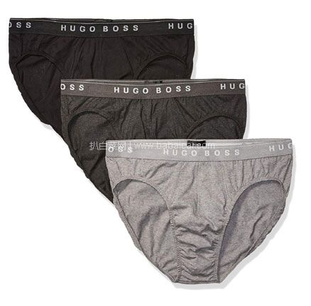 亚马逊海外购：Hugo Boss 雨果·博斯 男士内裤3条装 降至￥134.64元，直邮含税到手￥147.08