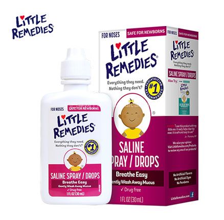 天猫商城：Little Remedies 婴幼儿盐水滴鼻剂30ml 拍3件双重优惠后￥76元包邮