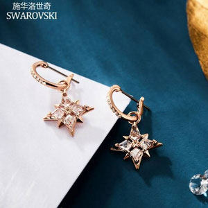 亚马逊海外购：Swarovski 施华洛世奇 Symbol系列 浪漫星星造型耳环  降至￥299.73，免费直邮，含税到手约￥327.01