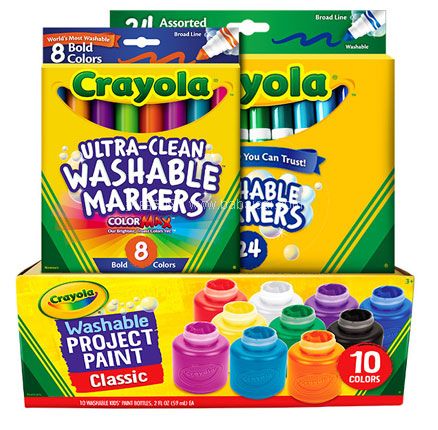 天猫商城：Crayola 绘儿乐 12色彩色蜡笔套装  现￥19.9，叠加￥5优惠券，券后￥14.9元包邮包税
