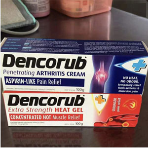 Amcal澳洲药房：Dencorub 关节止痛舒缓软膏（无异味）100g*3件装  售价AU$24.95，一件包邮包税到手￥119