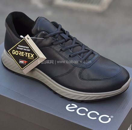 亚马逊海外购：ECCO 爱步 Exotride M 男士GTX 防水运动鞋  降至￥553.34元，免费直邮含税到手￥603.71