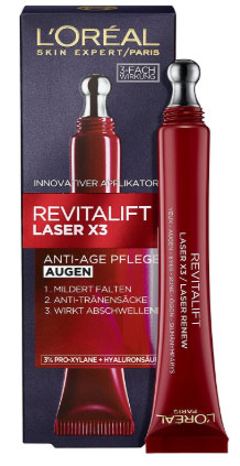 亚马逊海外购：补货！L’Oréal Paris 巴黎欧莱雅 RevitaLift Laser X3 活力紧致光学嫩肤活肌修护眼霜 15mL，直邮含税到手￥63.59
