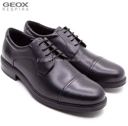 亚马逊海外购：GEOX 健乐士 U Dublin C 男士正装鞋U64R2C 降至￥367.8元，免费直邮含税到手￥401.27