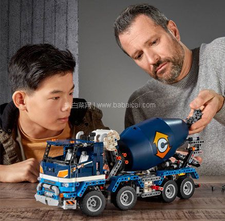 ZAVVI：LEGO 乐高 机械组 混凝土搅拌运输车 (42112) （共含1163颗粒）折后$89.99（约￥592元）