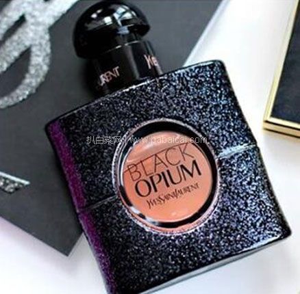 包邮包税！YSL Black Opium 黑鸦片 香水礼盒 90ml大瓶装， 降至€87.95，直邮到手约￥682