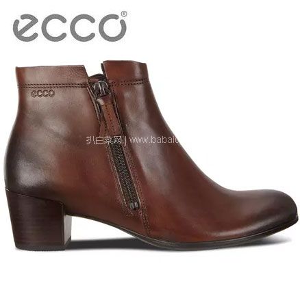 亚马逊海外购：ECCO 爱步 Shape M35型塑摩登系列 女士真皮短靴踝靴 35码，免费直邮含税到手￥535.28