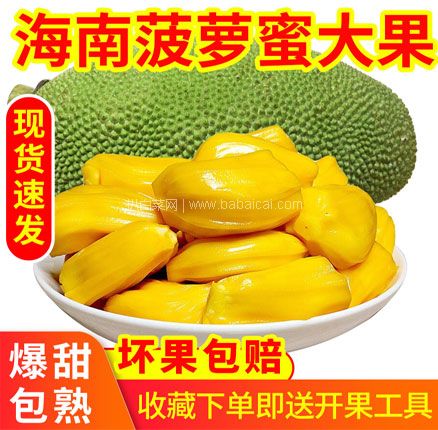 天猫商城：南淘 海南新鲜黄肉菠萝蜜1个 20-25斤  现￥66，领￥10优惠券，券后￥56元包邮
