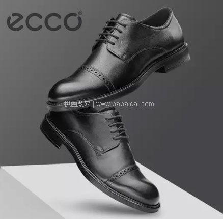 亚马逊海外购：ECCO 爱步 Vitrus III 唯图系列 男士真皮牛津鞋 限US10-10.5码，降至￥374.13，免费直邮含税到手￥408.18