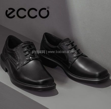 亚马逊海外购：ECCO 爱步 Helsinki 赫尔辛基 男式正装鞋 黑色42，免费直邮含税到手仅￥433.76