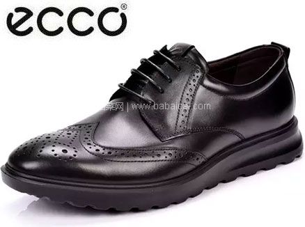 亚马逊海外购：ECCO 爱步 CS20 Hybrid 男士英伦雕花休闲皮鞋 降至新低￥493.25元，直邮含税到手￥538.14