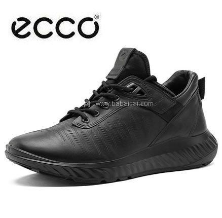 亚马逊海外购：ECCO 爱步 St.1 Lite适动轻巧 男士GTX防水运动鞋 降至新低￥494.26，免费直邮含税到手￥539.24