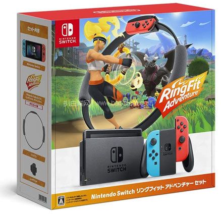 亚马逊海外购：补货！Nintendo 任天堂 Switch 日版游戏家庭主机+健身环大冒险套装 到手约￥2650.3
