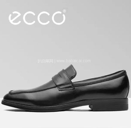 亚马逊海外购：ECCO 爱步 Melbourne 墨本系列 男士真皮乐福鞋  43/44码，降至新低￥476.72元