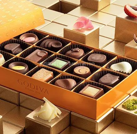 亚马逊海外购：Godiva 歌帝梵 金装品鉴系列 28颗巧克力礼盒装 ，免费直邮含税到手￥281.56