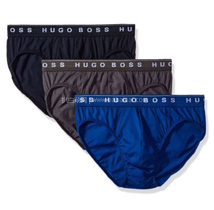 亚马逊海外购：销量第一！Hugo Boss 雨果·博斯 男士内裤3条装  降至￥115.3元起