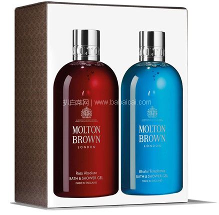 亚马逊海外购：Molton Brown 摩顿布朗 沐浴露套装 300ml*2瓶 降至￥203.95，凑单到手约￥206.19
