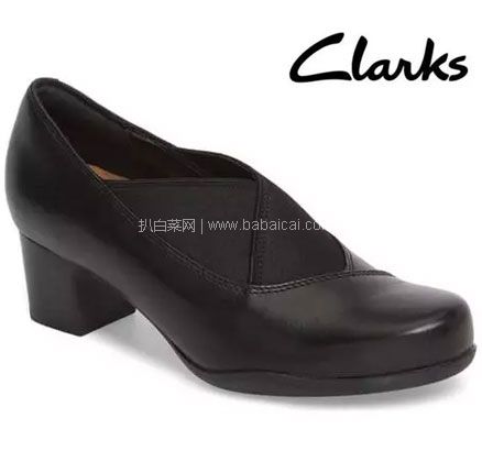 亚马逊海外购：Clarks 其乐 Rosalyn Olivia 女士粗跟一脚蹬乐福鞋 US6码，降至￥210.96元，免费含税直邮到手￥231.58
