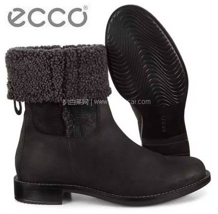 亚马逊海外购：ECCO 爱步 Sartorelle 25 洒脱系列 女士时尚加绒裸靴 UK6码，降至￥667.64元