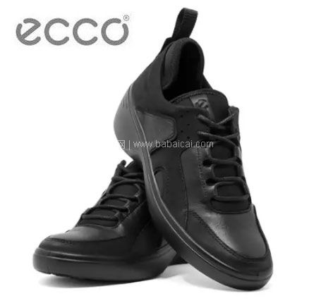 亚马逊海外购：ECCO 爱步 Soft 7柔酷7号 女式坡跟运动休闲鞋   降至新低￥462.32，免费直邮含税到手新低￥504.39