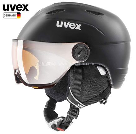 亚马逊海外购：Uvex 优维斯 Junior Visor Pro 儿童盔镜一体滑雪头盔  降至新低￥519.29元，免费直邮含税到手￥566.55