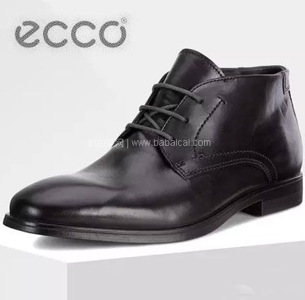 亚马逊海外购：ECCO 爱步 Melbourne 墨本系列 男士真皮短靴 43码，降至￥456.52，直邮含税到手￥498.06