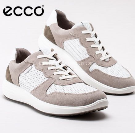 亚马逊海外购：ECCO 爱步 柔酷7号路跑 男士系带跑步鞋   降至￥507.26，免费直邮含税到手￥553.42