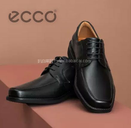 亚马逊海外购：ECCO 爱步 Seattle西雅图 男士正装鞋 US9-9.5码，降至新低￥479.34，免费直邮含税到手￥522.96