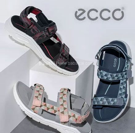 亚马逊海外购：ECCO 爱步 X-Trinsic全速系列 女士织物凉鞋 880623  降至新低￥277.29元，直邮含税到手￥302.52