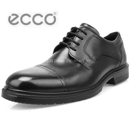 亚马逊海外购：ECCO 爱步 Lisbon里斯 男士牛皮系带牛津鞋43码，降至￥435.71，免费直邮含税到手￥482.91
