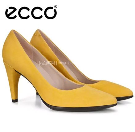 亚马逊海外购：ECCO 爱步 Shape 75 Pointy 型塑系列 女士真皮高跟鞋 38码，降至￥397元，免费直邮含税到手￥433.19