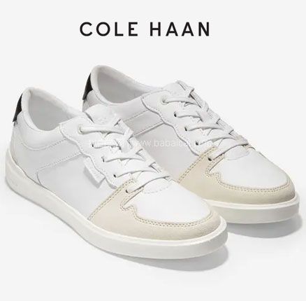 亚马逊海外购：Cole Haan 可汗 Crosscourt 女士皮革面缓震运动鞋 降至￥315.54元，免费直邮含税到手￥344.25