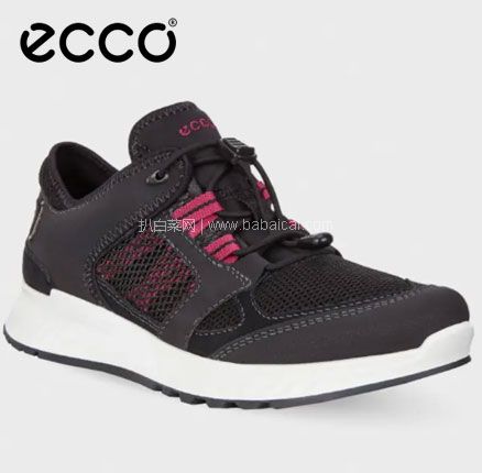 亚马逊海外购：ECCO 爱步 Exostride突破系列 女士系带运动鞋 UK3码，降至新低￥392.14，直邮含税到手￥427.82