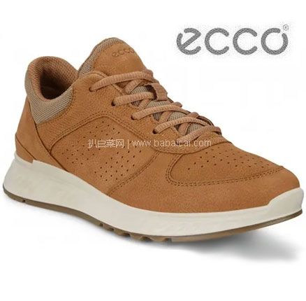 亚马逊海外购：ECCO 爱步 Exostride跃动系列 女士系带运动鞋 38码，降至￥466.38，直邮含税到手￥508.82