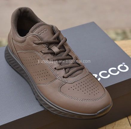 亚马逊海外购：ECCO 爱步 Exostride 男士系带运动鞋 43码， 降至￥457.04，免费直邮含税到手￥498.63