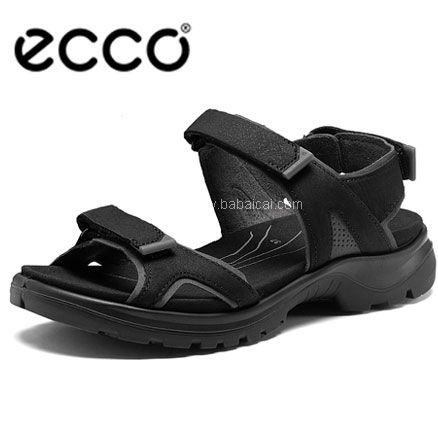 亚马逊海外购：ECCO 爱步 女士魔术贴缓震沙滩凉鞋 越野  降至￥353.14，免费直邮含税到手￥385.28