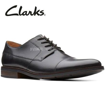 亚马逊海外购：Clarks 其乐 Becken Cap 男士真皮4眼系带休闲鞋  41.5码，折后￥281，免费直邮，含税到手￥308.82元