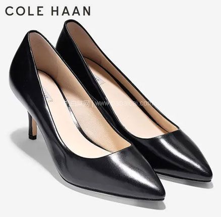 亚马逊海外购：Cole Haan 歌涵 Vesta Pump 女士真皮细跟单鞋 US5码，降至￥274.73元，免费直邮含税到手￥299.76