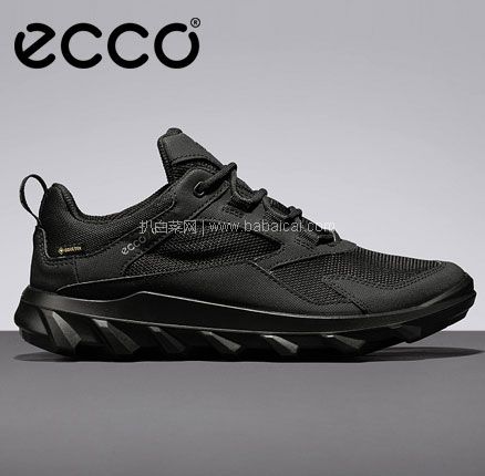 亚马逊海外购：ECCO 爱步 Mx Hiking 驱动系列 女士Gore-Tex 防水拼接跑步鞋，直邮含税到手新低￥555