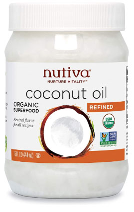 亚马逊海外购：明星产品！销量第一！Nutiva 有机特级初榨椰子油 444ml  降至新低￥36.65元，天猫旗舰店券后￥118元