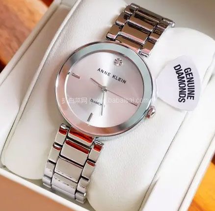 亚马逊海外购：Anne Klein 安妮克莱因 AK/1363SVSV 女士镶钻时装腕表 ，直邮含税到手￥192.45