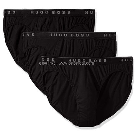 亚马逊海外购：Hugo Boss 雨果·博斯 男士内裤3条装，折后￥104.2起，直邮含税到手￥114.51