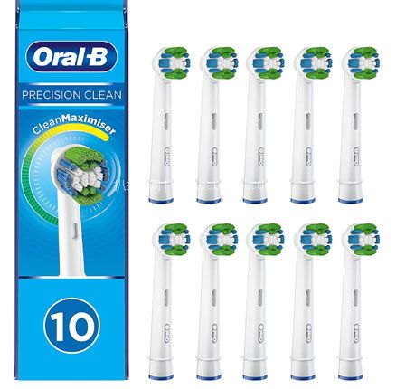 亚马逊海外购：Oral-B 欧乐B Precision Clean 新版 精准型清洁刷头*10支，直邮含税到手￥172，折合￥17.2/支