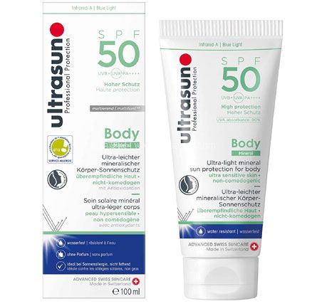 亚马逊海外购：Ultrasun 优佳 Body Mineral 矿物质身体防晒乳 SPF50 100ml ，直邮含税到手￥124.54