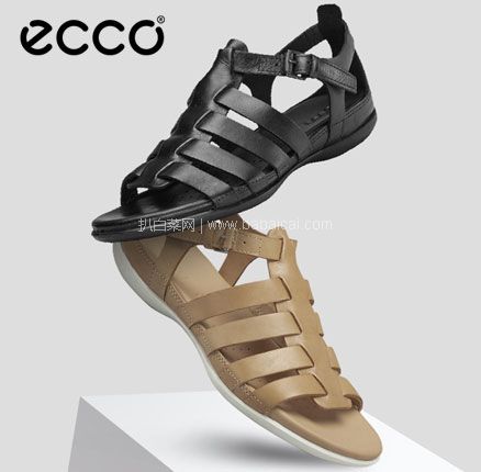 亚马逊海外购：ECCO 爱步 Flash 闪耀系列 磨砂牛皮罗马平底凉鞋，免费直邮含税到手￥323.98