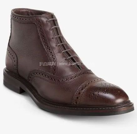 亚马逊海外购：Allen Edmonds Hamilton 男士真皮牛津短靴 US10码，免费直邮含税到手￥1536.67