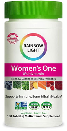 亚马逊海外购：Rainbow Light 润泊莱 女性每日一片综合维生素150粒 ，到手￥190.39