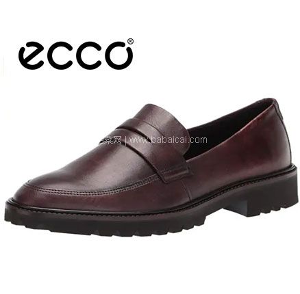 亚马逊海外购：ECCO 爱步 Incise英姿系列 女士真皮乐福鞋单鞋，免费直邮含税到手￥539.08