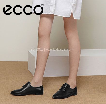 亚马逊海外购：ECCO 爱步 Shape Pointy 型塑 女士复古尖头芭蕾小皮鞋，直邮含税到手￥491.04